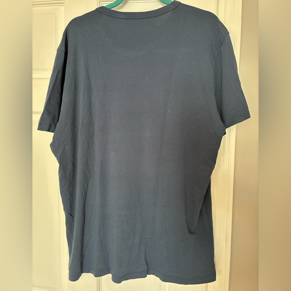Marine Layer Classic Blue Men's T-Shirt - Picture 2 of 4